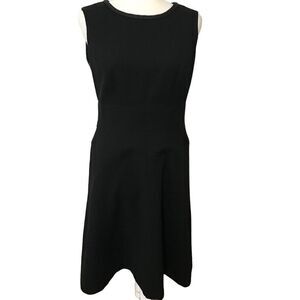 Anne Klein Black Sleeveless Dress size 10 fit and flare